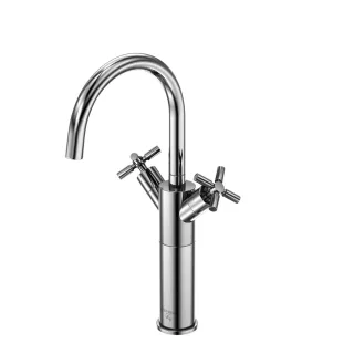 Steinberg Waschtisch-Zweigriffarmatur verlängert Serie 250, 250.1550 2501550