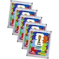 Panini Sammelkarte Fifa World Cup 2026 Sticker - WM Sammelsticker, - 5 Tüten