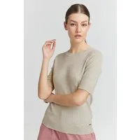 OXMO Kurzarmpullover OXRiona Modisches Oberteil