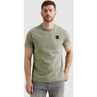 PME LEGEND T-Shirt Short sleeve r-neck washed garment dye mit Logo Stickerei