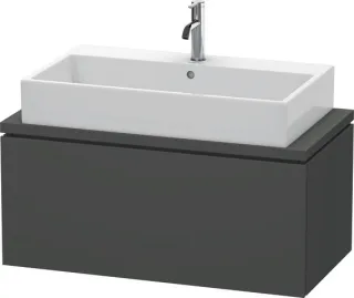 Duravit L-Cube Konsolenwaschtischunterbau wandhängend Graphit Matt 920x477x400 mm - LC580304949 LC580304949