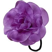 Widmann S.r.l. Kostüm Schmuck Haargummi Blume, Violett