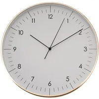 LUUK LIFESTYLE Wanduhr Helsinki (ohne Tickgeräusche, Quarzuhrwerk, große Ziffern, Sekundenzeiger)