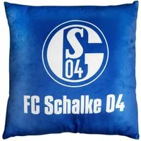 FC Schalke 04 Dekokissen Kissen Flanell königsblau
