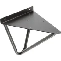 SO-TECH® Wandregalhalter Regalkonsole RK14 schwarz Stahl Regalwinkel für Holzplatten, 1-tlg., Tragkraft je Paar: 30 kg