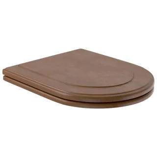 Villeroy & Boch WC-Sitz Hommage Birke massiv/Nussbaum gebeizt