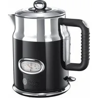 RUSSELL HOBBS Wasserkocher Retro Classic Noir 21671-70 2400W 1,7L Design schwarz, 2400 W