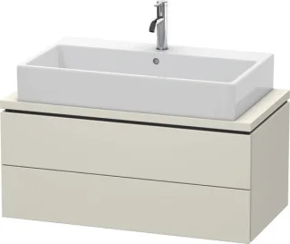 Duravit L-Cube Konsolenwaschtischunterbau wandhängend Taupe Matt 920x477x400 mm - LC580809191 LC580809191