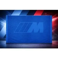 BMW Handtuch BMW M Performance Strandtuch Handtuch Badetuch Saunatuch Blau, (1-St)