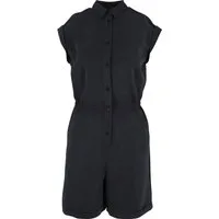 URBAN CLASSICS Jumpsuit Urban Classics Damen Ladies Viscose Twill Jumpsuit (1-tlg)
