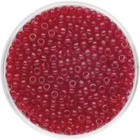 Glorex Bastelperlen Glorex Rocailles Perlen 2,6 mm 17 g rot