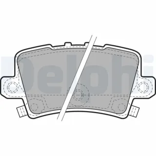 Delphi Bremsbel?ge hinten Honda Civic 8