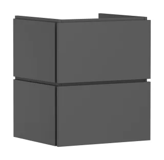 Hansgrohe Waschtischunterschrank Xilesa E 530x470mm 2 SK Waschtisch Schiefergrau matt, 54252760 54252760