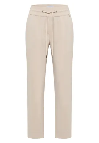 Cecil - Mid Waist Slim Leg Hose im Casual Fit beige - Gr. - 26