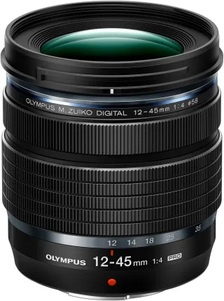 Olympus M.Zuiko digital ED 12-45mm 1:40 PRO [58mm Filtergewinde für Micro-Four-Thirds] schwarz