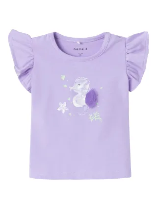 NAME IT - NBFJUSSA SS TOP purple rose - Gr. - 68