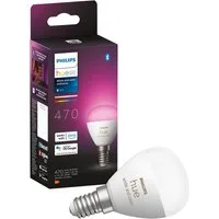 Philips Hue LED-Leuchtmittel White & Color Ambiance Luster, Tropfenform 470lm, E14, 1 St., Farbwechsler