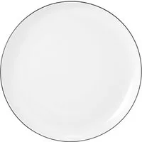 Seltmann Weiden Frühstücksteller Lido Black Line, (1 St), Teller rund 20 cm