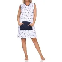 Normann Nachthemd Normann Damen Nachthemd Strandkleid in maritimer Optik