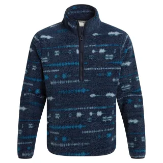 Craghoppers - "National Trust Rawthey" Fleece-Oberteil für Herren, mit halbem Reißverschluss (Marineblau)
