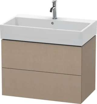 Duravit L-Cube Waschtischunterbau wandhängend Leinen Matt 784x459x544 mm - LC627707575 LC627707575