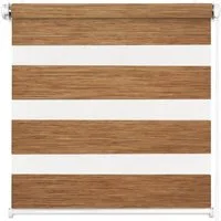 Doppelrollo Fensterrollo Duo-Rollo Klemmfix, Rikmani, Klemm- oder Schraubmontage, Moderne Optik, Klemm- oder Schraubmontage, Sicht- und Sonnenschutz