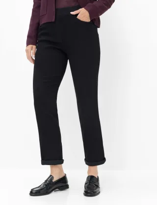 Raphaela by Brax Damen Five-Pocket-Hose Style CARINA BLACK, denim schwarz, Gr. 36