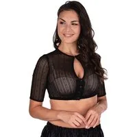 Hammerschmid Dirndlbluse Dirndlbluse - DUNJA HA - schwarz, weiß