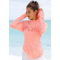 Venice Beach Kapuzenshirt mit Frontprint, Langarmshirt aus Baumwoll-Mix, sportlich
