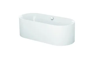Bette Lux Oval Silhouette 3467 CFXXS, 190x90x45cm freist. bicolour schwarz gl., 3467-350CFXXS 3467-350CFXXS