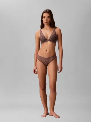 LIGHTLY LINED PLUNGE Botanical Brown - Gr. - 0A