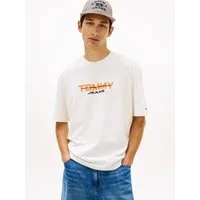 Tommy Jeans T-Shirt TJM 90S BLOCK Relaxed fit mit Rundhalsausschnitt