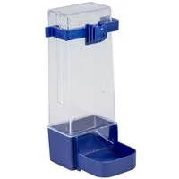 DUVO+ Futterspender Futternapf für Sittiche blau
