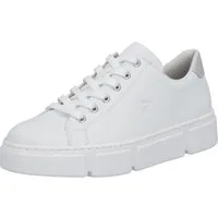 Rieker Plateausneaker in monochromer Optik, Freizeitschuh, Halbschuh, Schnürschuh