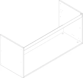 Hansgrohe Xilesa Korpus 1180x470 1AZ , 97078000 97078000