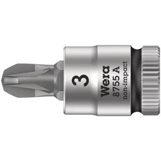Wera 8755 A Pozidriv Zyklop Bitnuss mit 1/4"-Antrieb - 05003355001