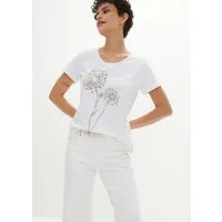 bonprix T-Shirt lockere Passform, Kurzarm-Design, weiter Rundhalsausschnitt