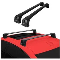 OMAC Dachträger für Mitsubishi ASX 2010-2023 Aluminium Schwarz 2tlg (2-St), Wasserbeständig,Abnehmbar,Multifunktional,Leichtgewichtig