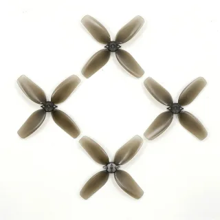 2 Pairs / 6 Pairs 76mm 4-blade PC Propeller 2mm Shaft Hole Low Noise High Efficiency For FPV RC Soccer Drones