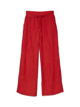 VERO MODA - VMBETTAL MW PANT WVN BTQ fiery red - Gr. - S