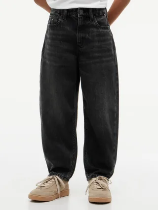 BARREL BLACK USED JEANS Denimblackused - Gr. - 10