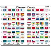 Media Verlag Puzzle Flaggen (Kinderpuzzle), 99 Puzzleteile