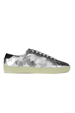 Saint Laurent Court Classic Sneakers Silber