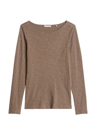 Marc OPolo Casual - U-Boot-Longsleeve regular Stone Taupe - Gr. - L