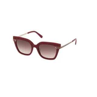 Rote Metallsonnenbrille