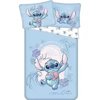 Lilo & Stitch Wendebettbezug Lilo und Stitch blaue Wende Bettwäsche Kissenbezug Set 135/140x200cm, (2 St), Wendbar mit 2 Motiven