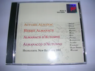Sony Herbst Almanach - Highlights. New Releases 1991