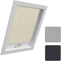Dachfensterrollo, Woltu, 1x Thermorollo Dachfenster ohne Bohren, mit Saugnapf