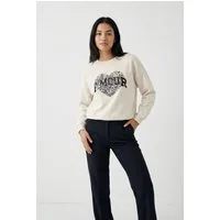 ONLY Sweatshirt ONLLAUREN L/S LEO O-NECK CC SWT