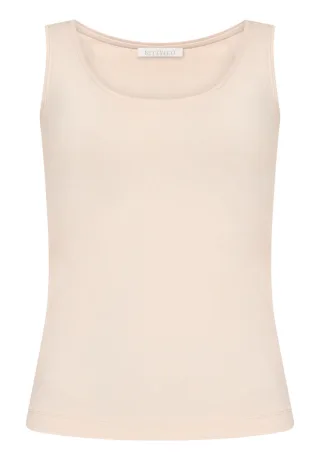 Betty & Co - Basic-Top beige - Gr. - XL